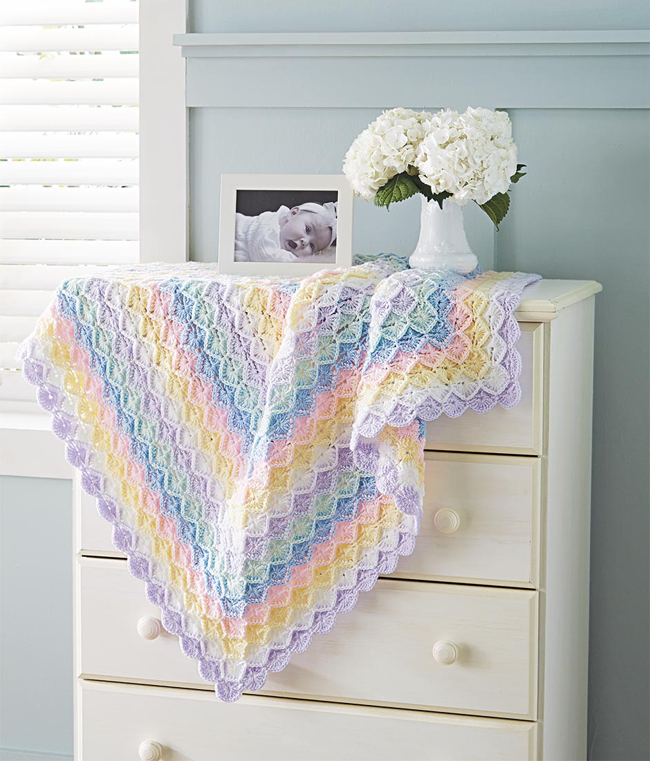 Around The Rainbow Blanket - Pattern Only – Mary Maxim