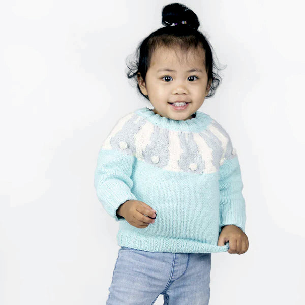 Free Bernat Bunny Yoke Knit Sweater Pattern – Mary Maxim