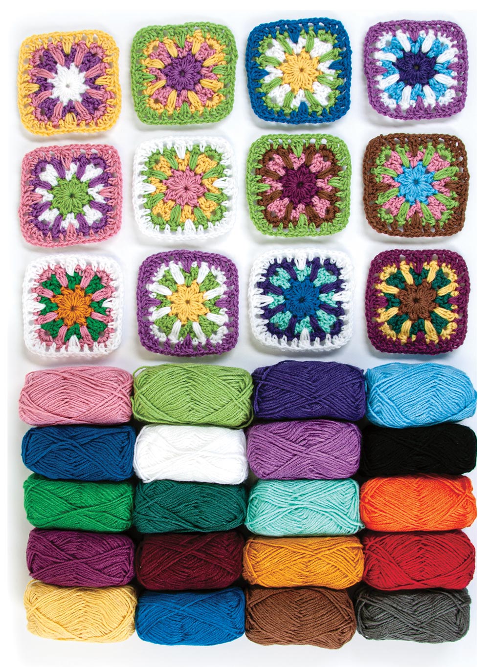 Free 4 Granny Square Pattern – Mary Maxim