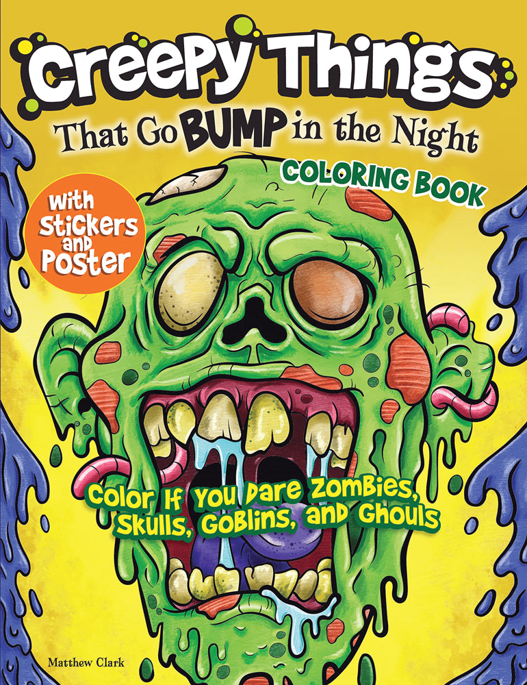 Halloween Coloring Book For Kids: (Ages 8-12) Full-Page Monsters