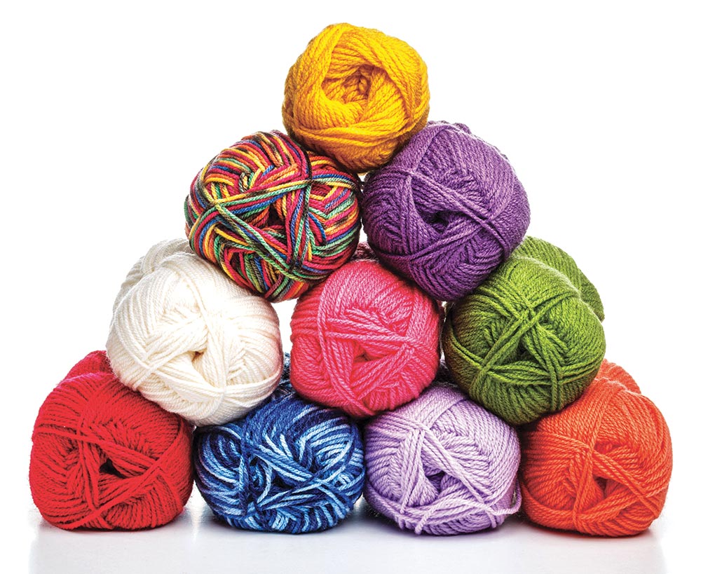 Multicolor Mini Yarn Balls for Carfts, Colorful Yarn Box, Handmade Yarn for  Scrap Crochet and Knitting, Choose Your Box Size. 
