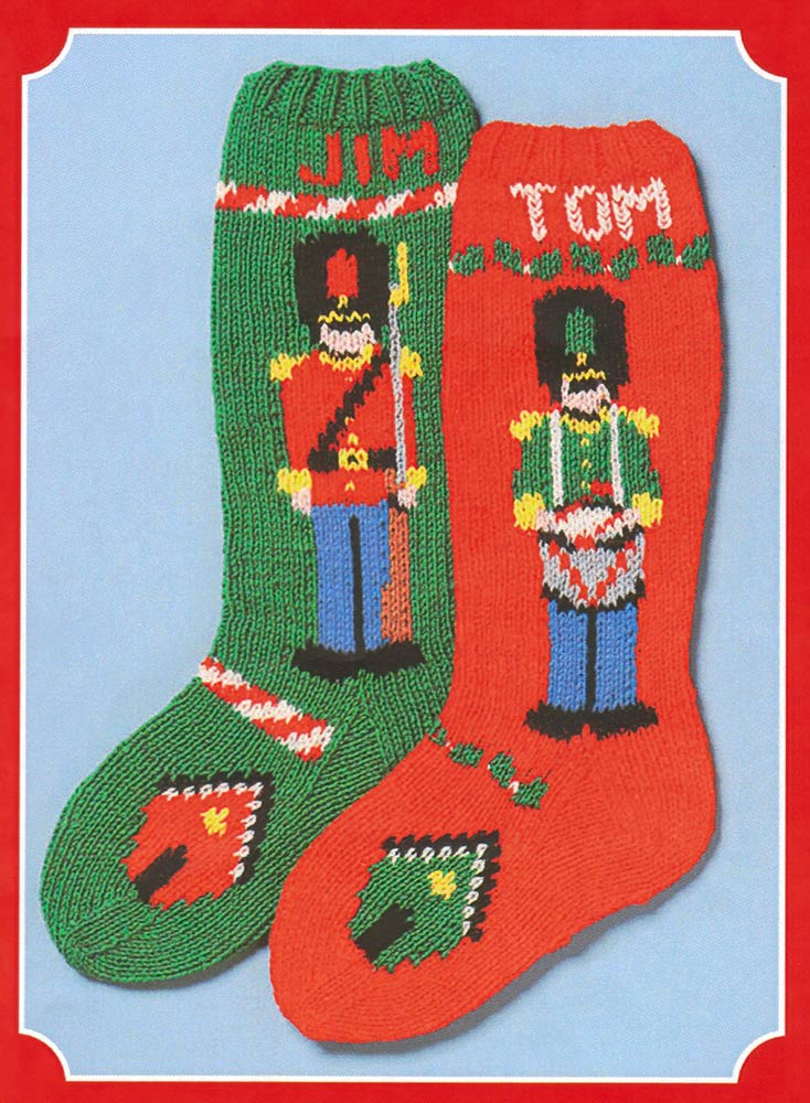 Soldier Boy Stocking Pattern