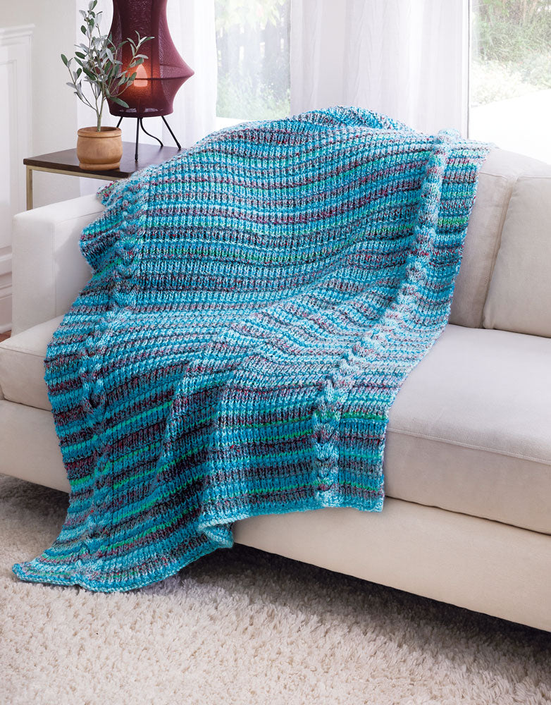 Couch Potato Blanket Pattern Free  Chunky crochet blanket pattern