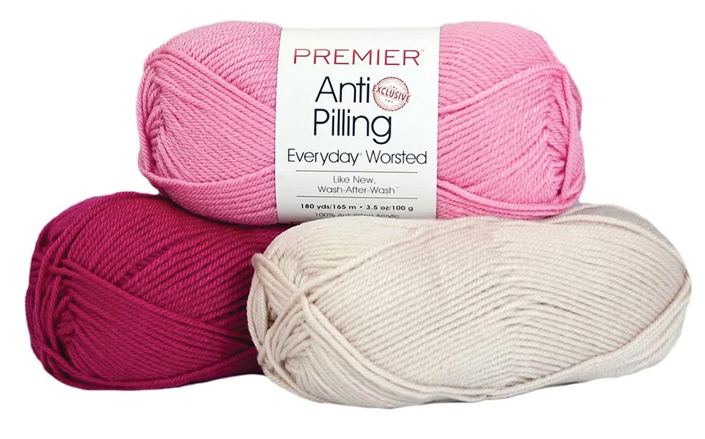 premier anti pilling everyday worsted yarn blue Heather NEW 3.5 oz
