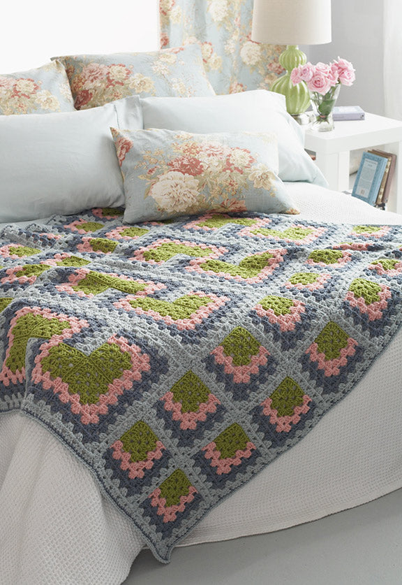 Queen size best sale granny square blanket