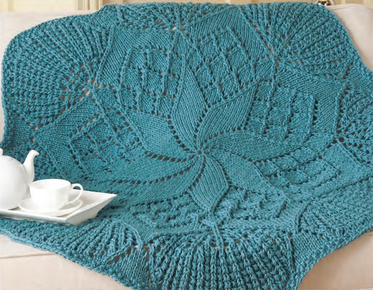 Pinwheel blanket best sale knitting pattern