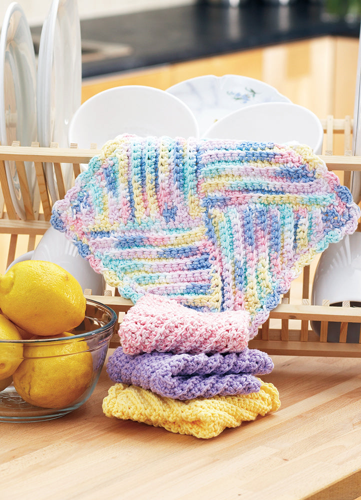 Free Pretty Pastels Dishcloth Pattern – Mary Maxim