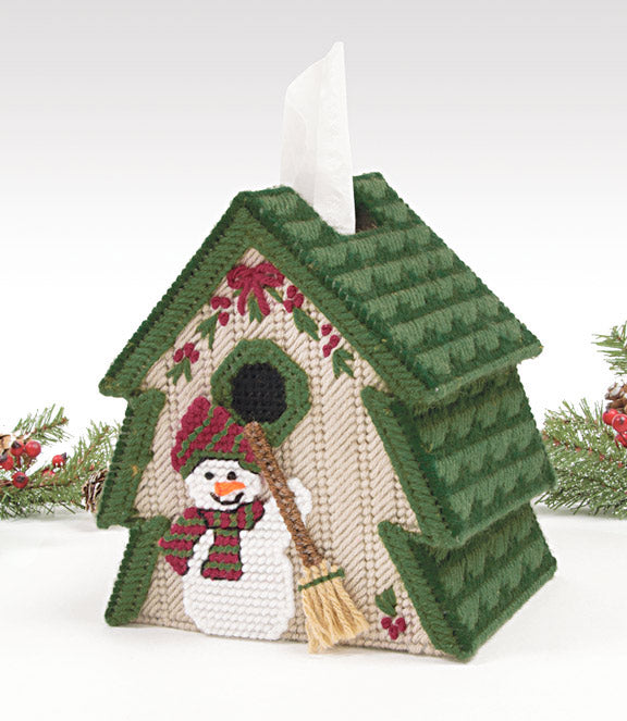 Gnome Plastic Canvas Tissue Box Cover Kit – Mary Maxim