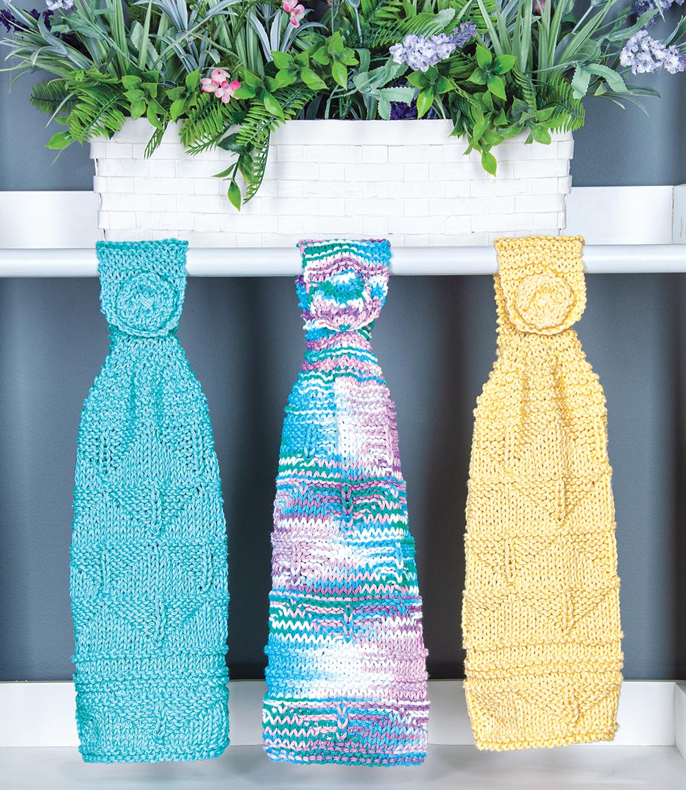 At The Beach Crochet Kitchen Towel