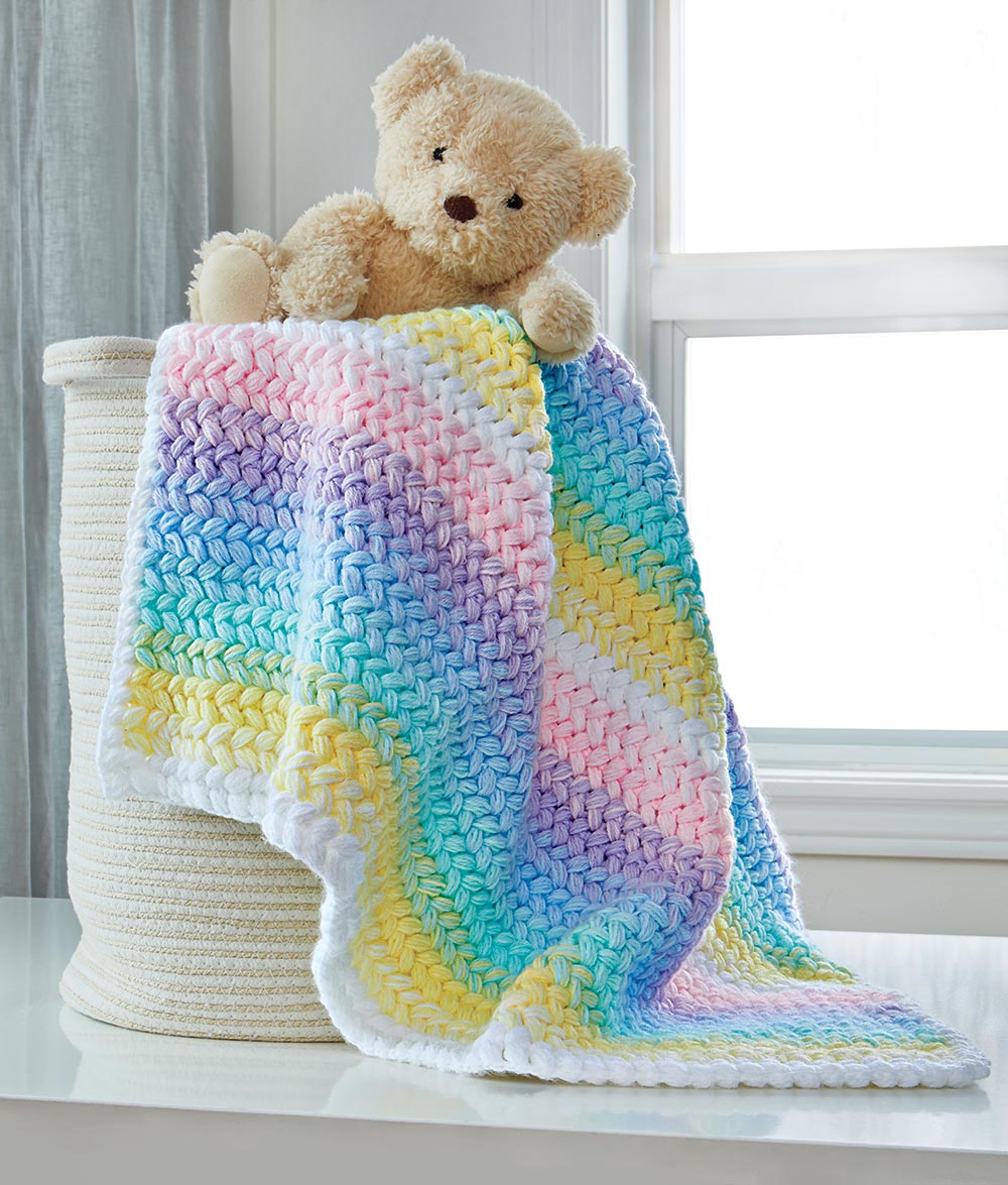 Crochet Pattern: Rainbow Storage Basket