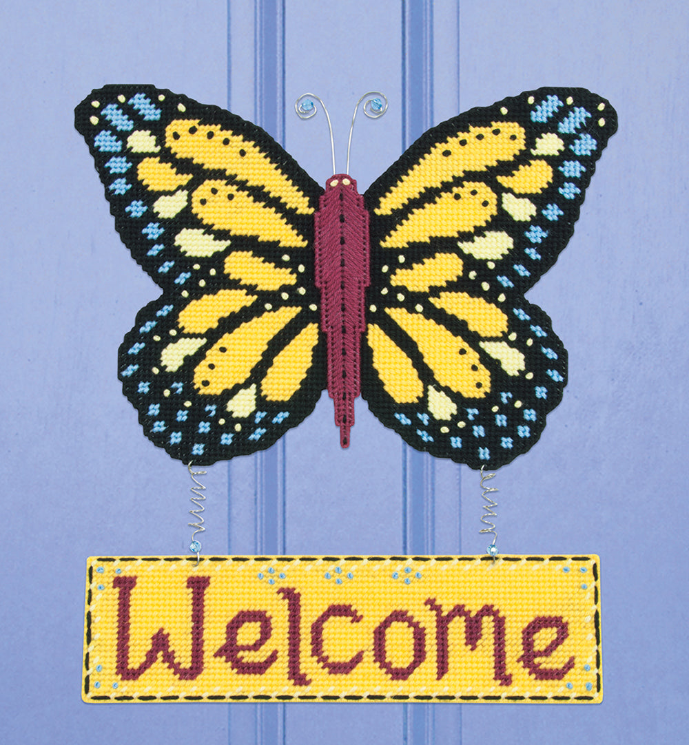 Mary Maxim Harvest Welcome Plastic Canvas Kit