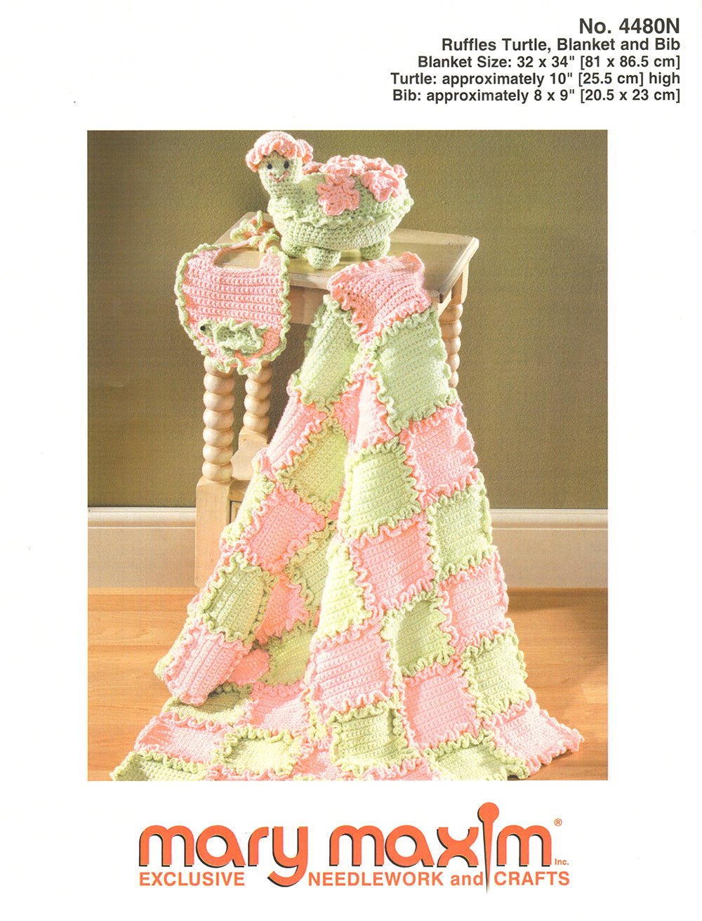 Ruffles all around crochet best sale baby blanket