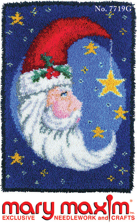 Ho Ho Santa Latch Hook Pillow Kit