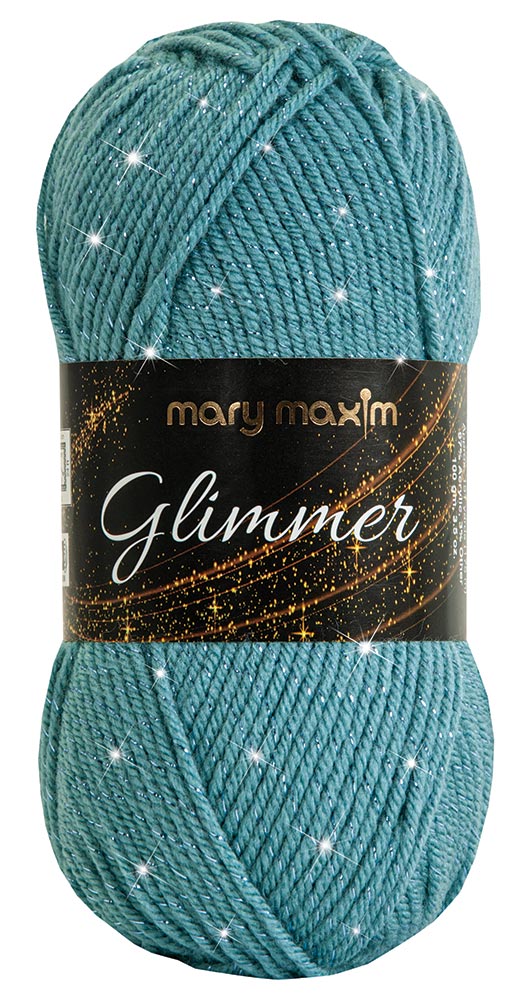 Mary Maxim Starlette Sparkle - Topaz Yarn - Orange