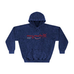 Mary Maxim Mineral Wash Hoodie - Red Logo - Unisex