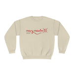 Sudadera con cuello redondo Mary Maxim - Logotipo rojo - Unisex