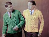 Men's Pullover or Cardigan Pattern