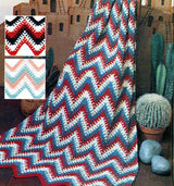 Southwest Drop Stitch Afghan Pattern