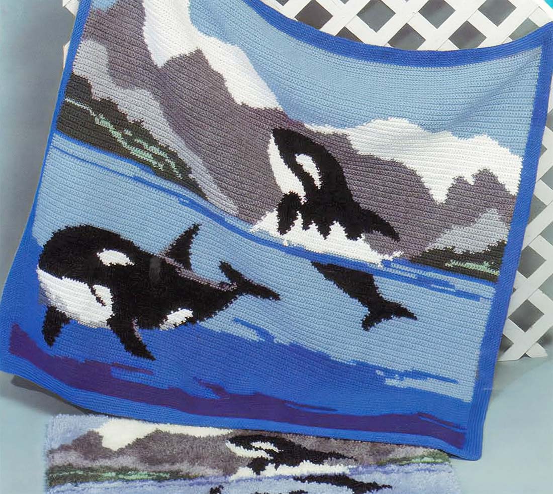 Whales Afghan Pattern