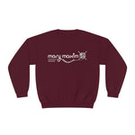 Sweat-shirt Mary Maxim Crewneck - Logo blanc et noir - Unisexe