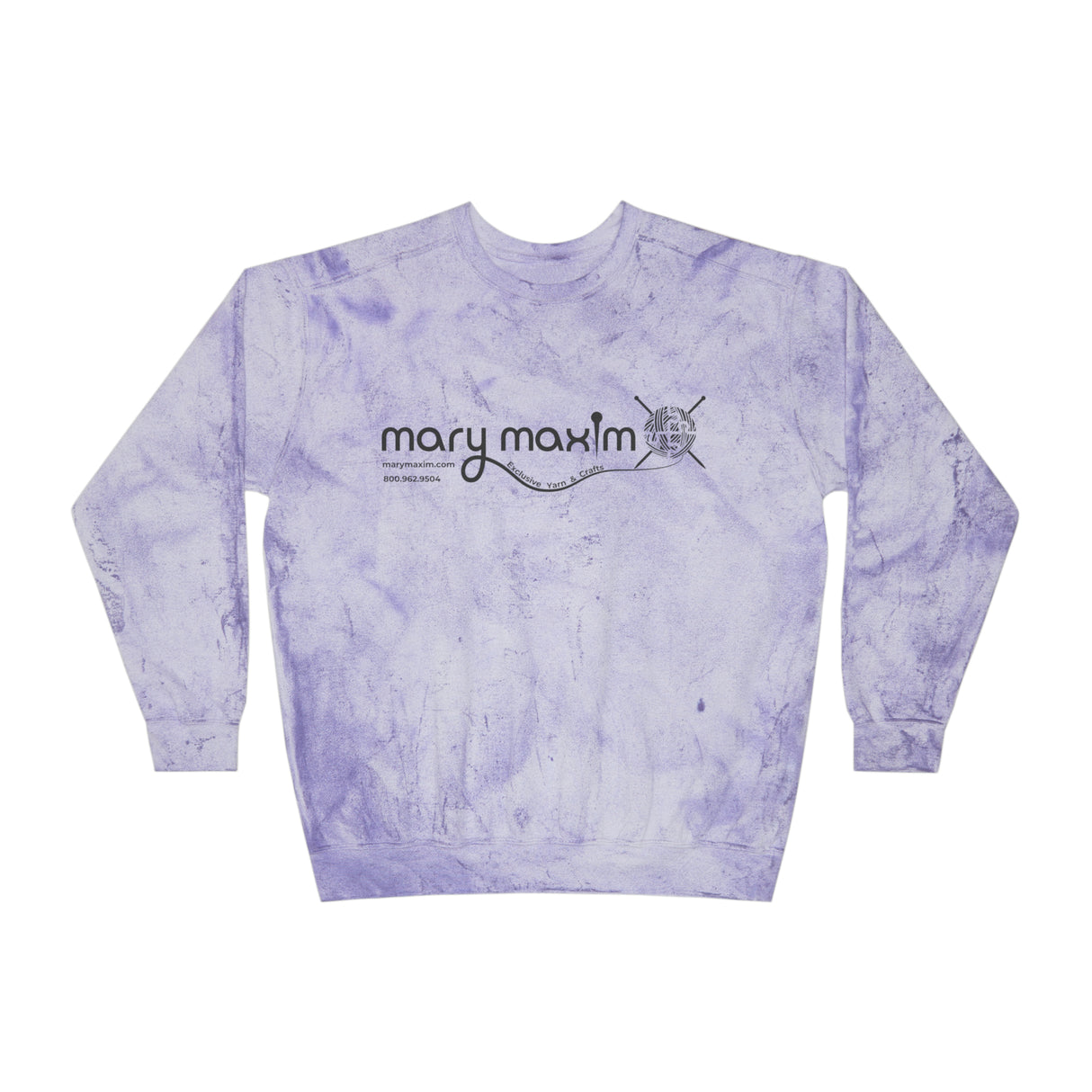 Mary Maxim Color Blast Crewneck Sweatshirt - Unisex