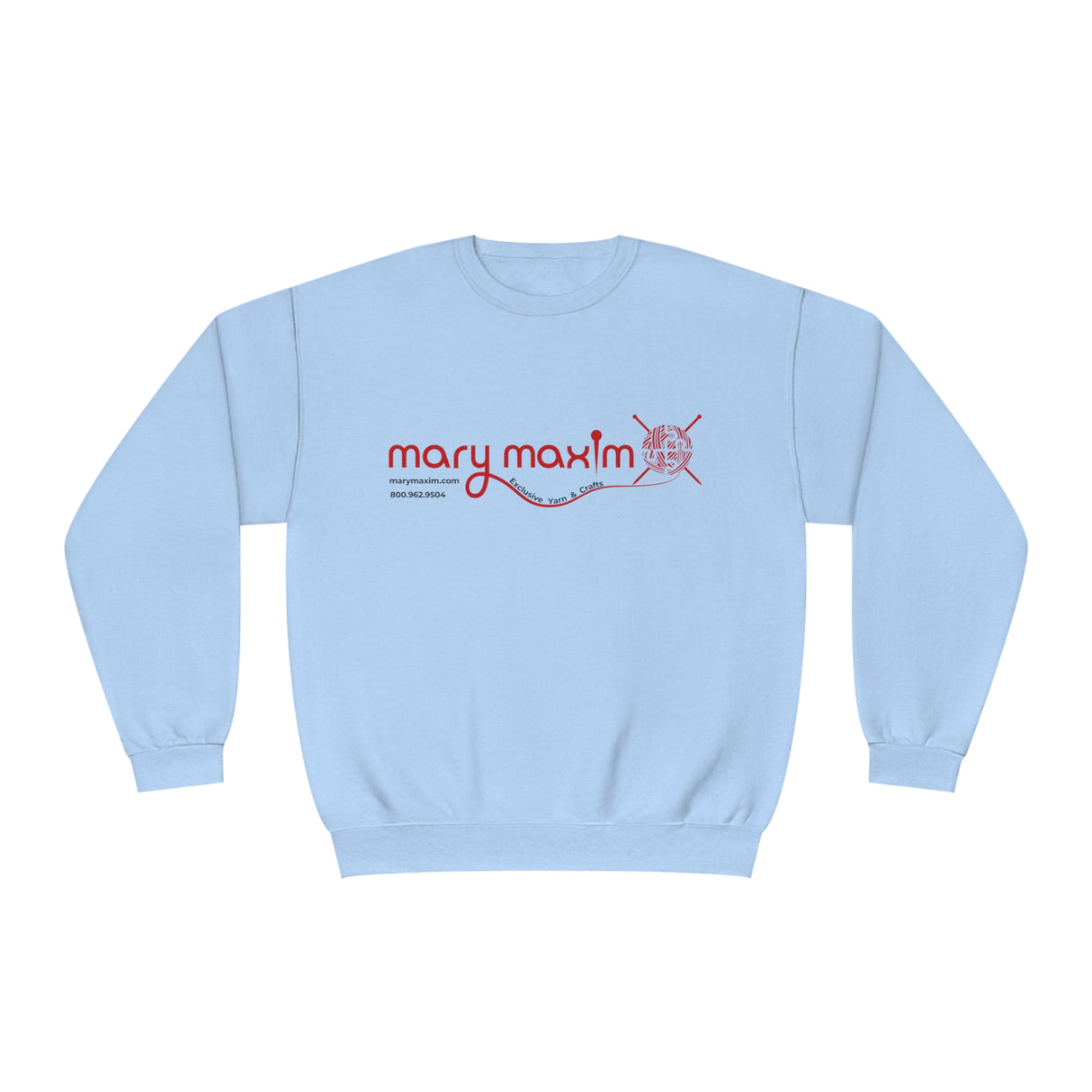 Sweat-shirt Mary Maxim Crewneck - Logo rouge - Unisexe