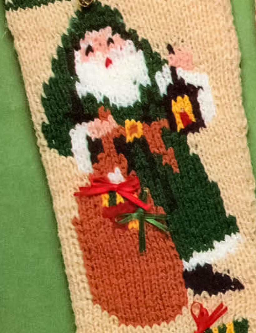 Old Time Santa Stockings Pattern