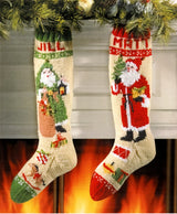 Old Time Santa Stockings Pattern