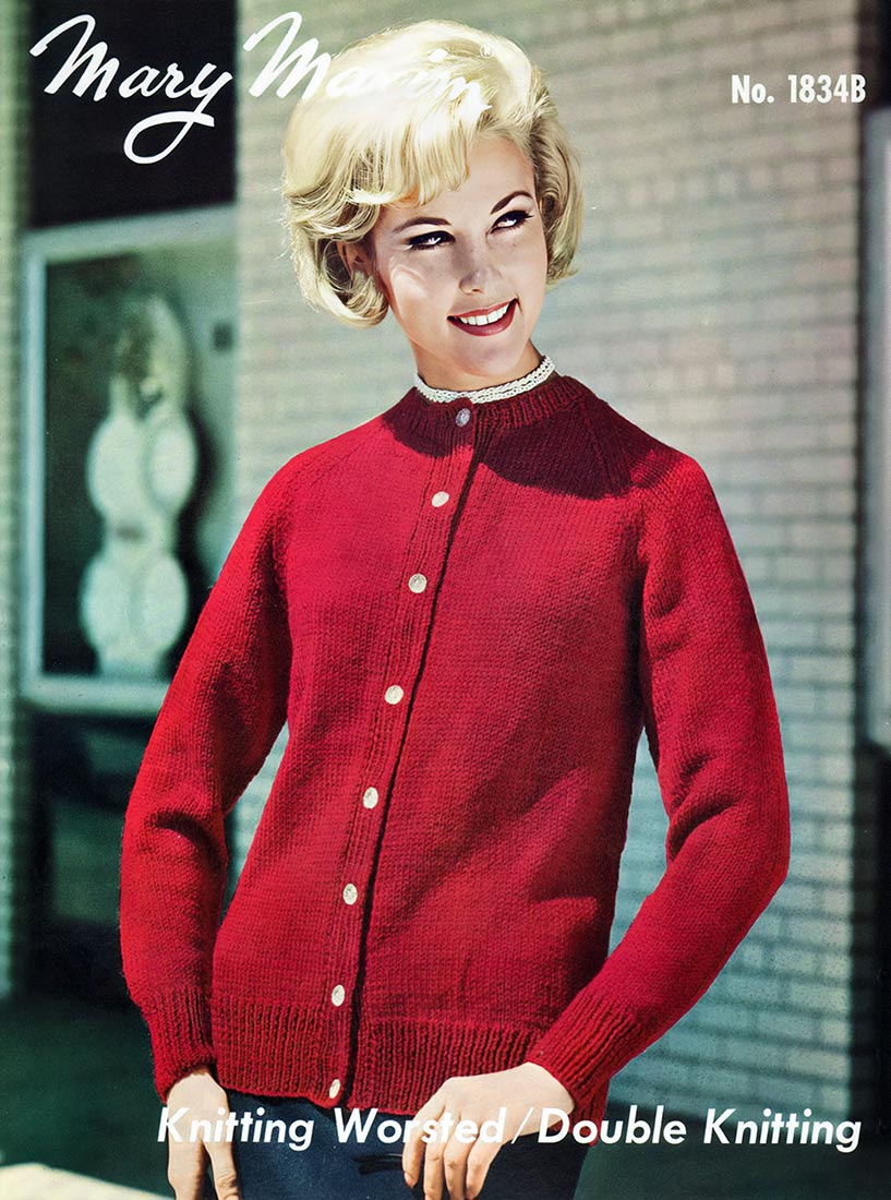 Ladies' Cardigan Pattern – Mary Maxim