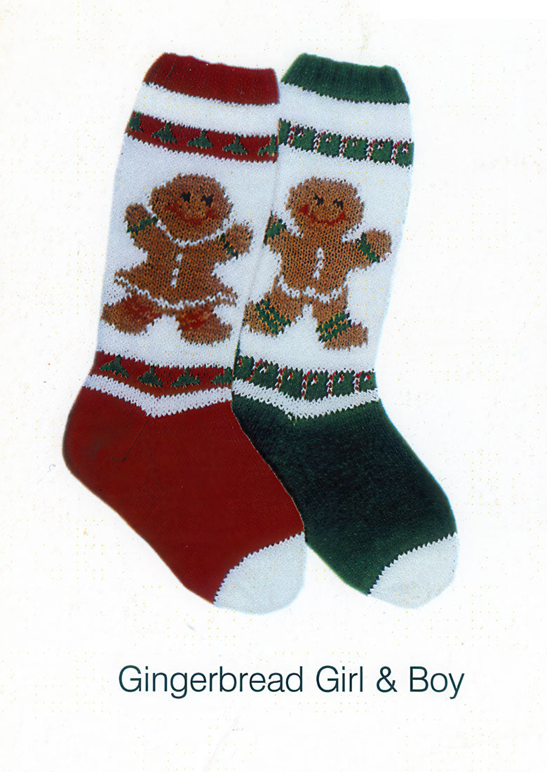 Gingerbread Girl and Boy Pattern