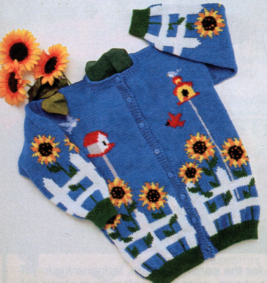 Sunflower Cardigan Pattern