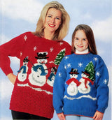 Child's Snowman Pullover Pattern