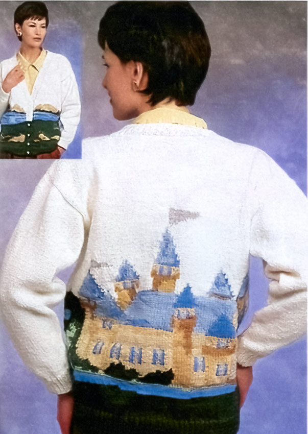 Modèle de cardigan de château