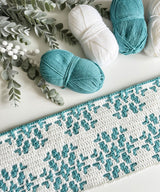 Snow Flurries Mosaic Blanket