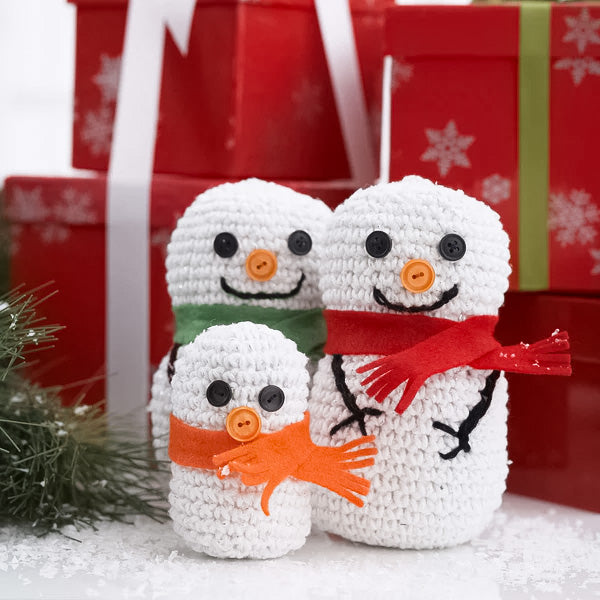 Free Snowman Family Crochet Pattern