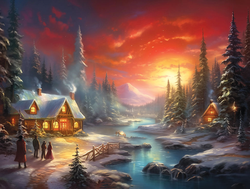 Holiday Scene Jigsaw Puzzle