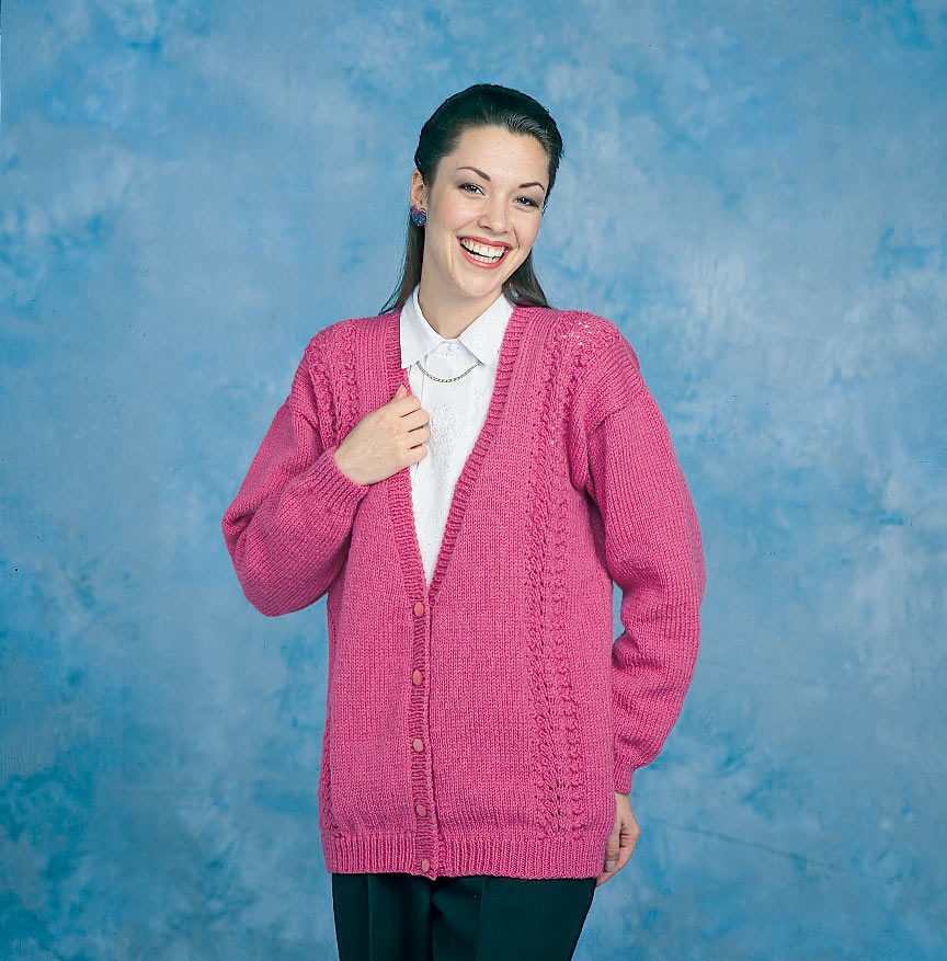 V-Neck Cardigan Pattern