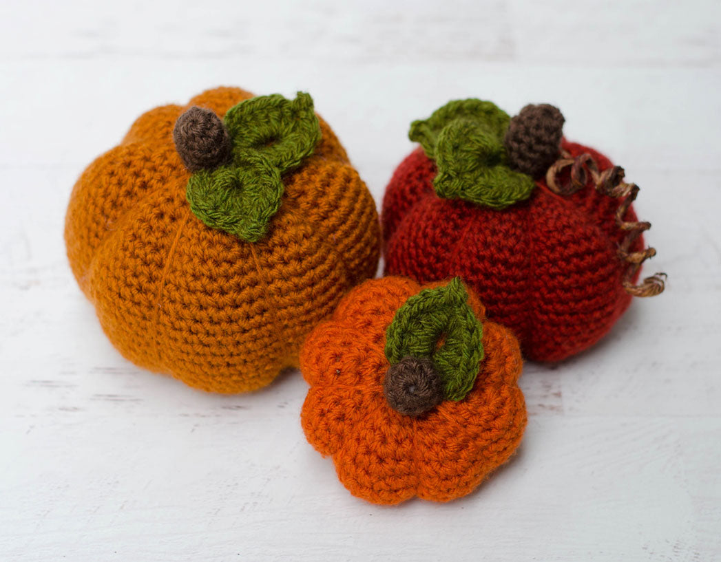 Pumpkin Trio Crochet Kit