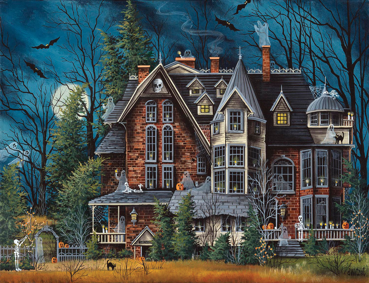 Decorating the Haunted House Jigsaw Puzzle