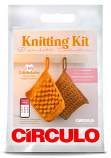 Kit de tricot Circulo Collection de torchons - Popcorn