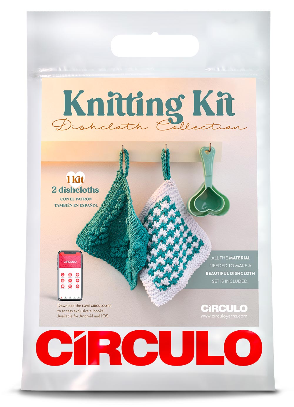 Kit de punto Circulo Colección Paños de cocina - Tiffany