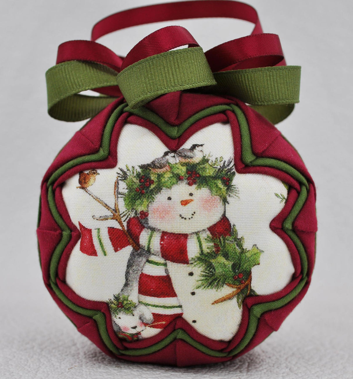 Merry Friends Quilted Ornament