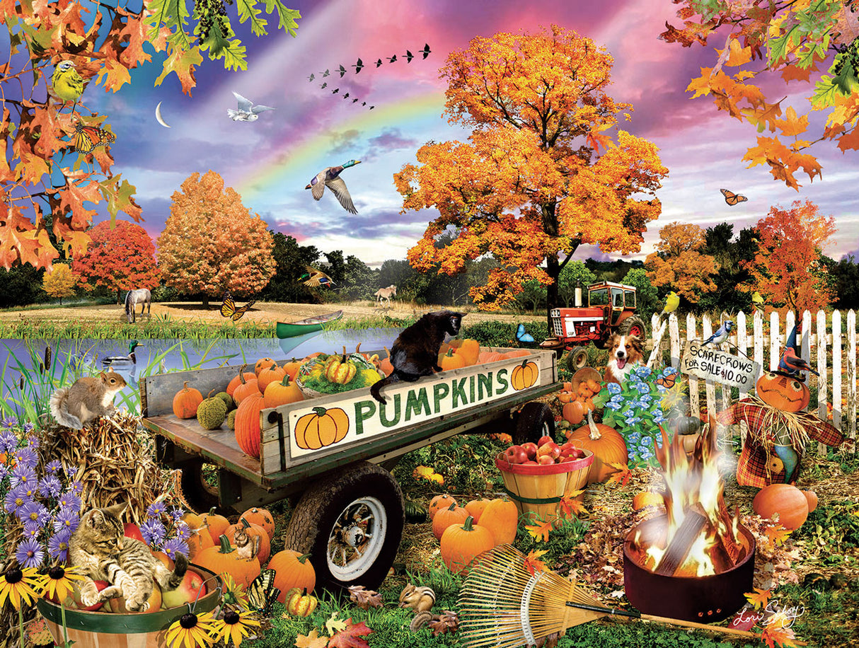 Back Acre Pumpkin Patch Jigsaw Puzzle