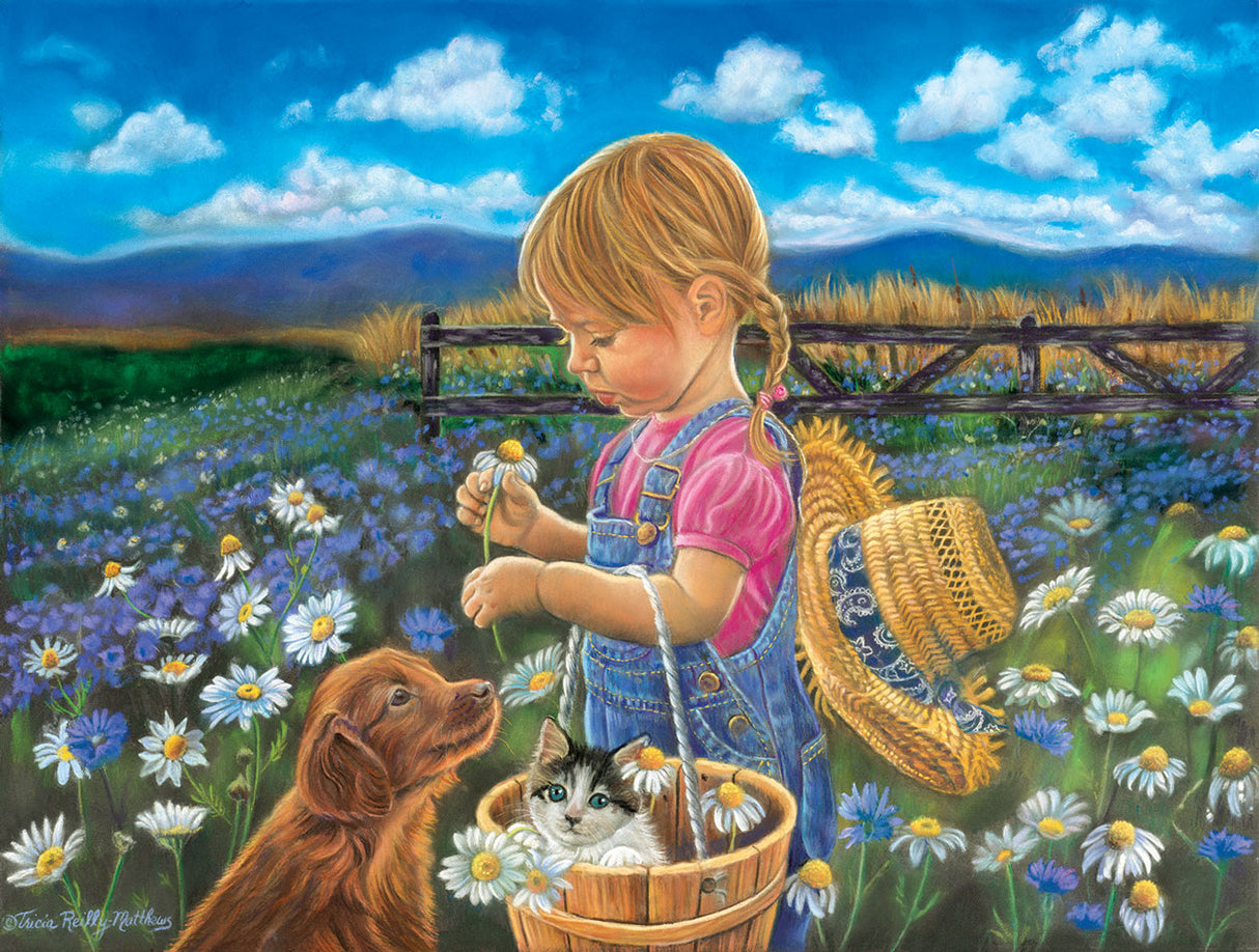 Country Girl Jigsaw Puzzle