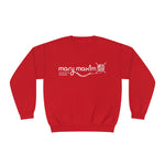 Mary Maxim Crewneck Sweatshirt - White & Black Logo - Unisex