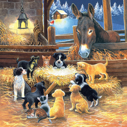 Barnyard Nativity Jigsaw Puzzle