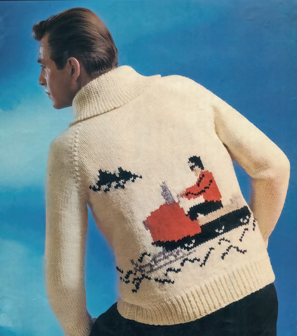 Snowmobile Cardigan Pattern