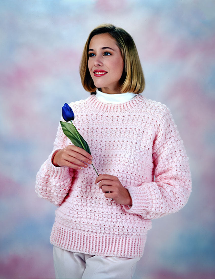 Modèle de pull au crochet