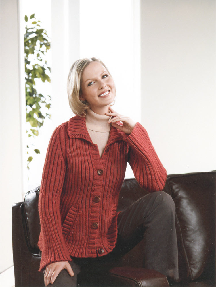 Ribbed Cardigan Jacket Pattern