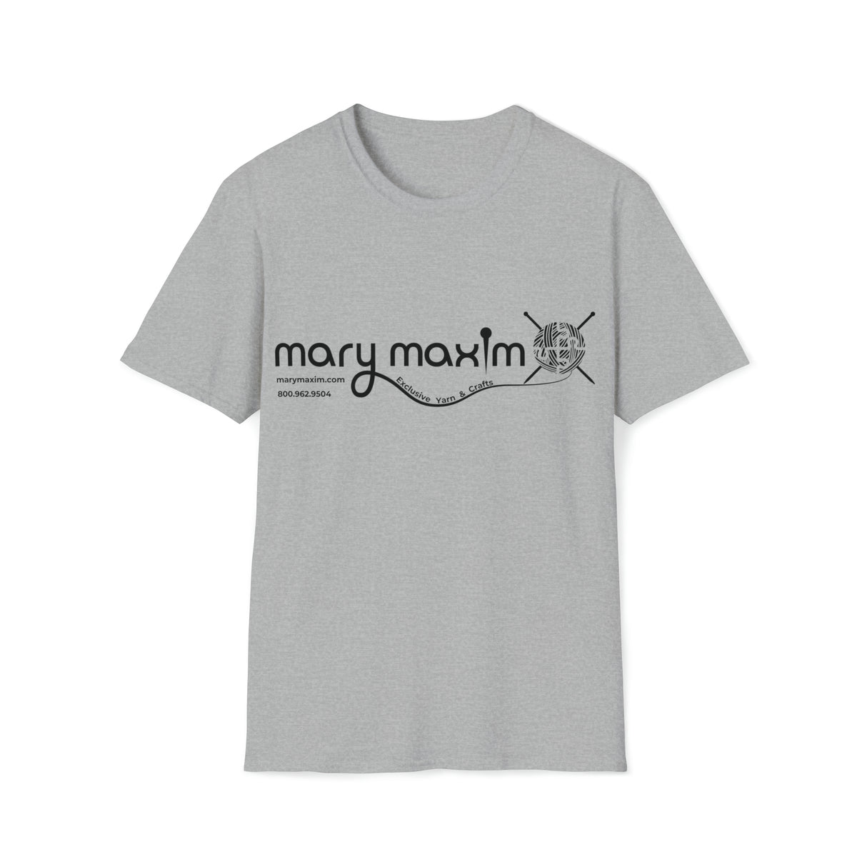 T-shirt Mary Maxim Front Softstyle - Logo blanc et noir - Unisexe